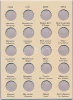 Amerikai Egyesült Államok "AMERICA THE BEAUTIFUL COMMEMORATIVE QUARTERS 2010-2021" 56 férő...