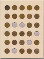 Amerikai Egyesült Államok 1918-1989. 1c "Lincoln" 77xklf "US. CENTS" gyűjtői alb...