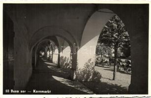 Beszterce, Bistrita; Búza sor / Kornmarkt / market square