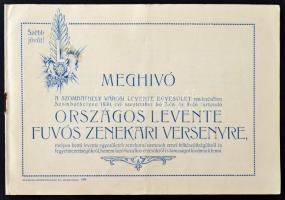 1930 Meghívó a Szombathely Városi Levente Egyesület estjére. 12p.