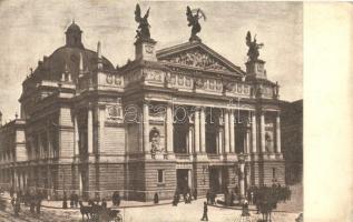 Lviv, Lwów, Lemberg; Teatr miejski / theatre (EK)