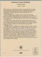 Amerikai Egyesült Államok 1935-1958. 1c "Lincoln" 50xklf "LINCOLN CENTS VOLUME TWO 19...