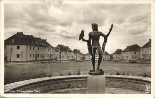 1936 Berlin, Olympisches Dorf / Olympic village, statue (EK)