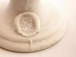 Jelzett (SJ) rendőr pár, kézzel festett porcelán figurák, eredeti dobozában, hibátlan, m:16 cm (2×)