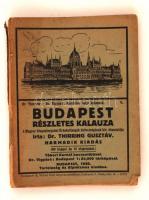 Thirring Gusztáv dr.: Budapest részletes kalauza.  Budapest, 1926, A Turistaság és Alpinizmus kiadása. Kiadói papír kötésben, elvált fedőborítóval, térkép melléklettel