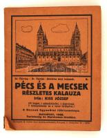 Kiss József: Pécs és a Mecsek részletes kalauza.  Bp. 1926. Turistaság és Alpinizmus. Szövegközti képekkel. Részletes helyi kalauzok 8. Kiadói papír kötésben. Térképmelléklettel