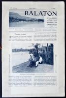 1914 Balaton, A Balatoni Szövetség hivatalos értesítője. 4. száma.  Sok képpel és hirdetéssel