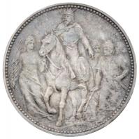 1896KB 1K Ag "Millenium" jó állapotban lévő eredeti zöld "Milleniumi Koronaérem - 189...