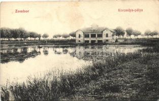 Zombor, Sombor; Korcsolya-pálya, kiadja Kaufmann Emil / ice skating pavilion