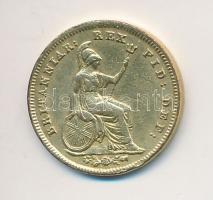 Nagy-Britannia 1835. 1f Cu "IV. Vilmos" aranyozva T:2-
Great Britain 1835. 1 Farthing Cu ...
