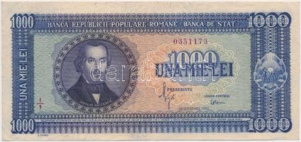 Románia 1950. 1000L T:III szép papír Romania 1950. 1000 Lei C:F nice paper