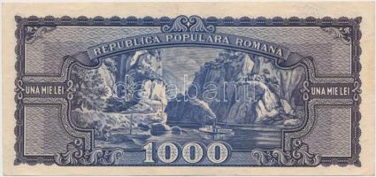 Románia 1950. 1000L T:III szép papír
Romania 1950. 1000 Lei C:F nice paper