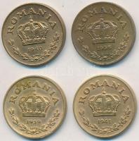 Románia 1938-1941. 1L Ni-sárgaréz (4xklf) T:2
Romania 1938-1941. 1 Leu Ni-Brass (4xdiff) C:XF
