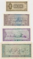 Románia 1966. 1L + 5L + 10L + 25L + 50L + 100L T:II-,III
Romania 1966. 1 Leu + 5 Lei + 10 Lei + 25 ...
