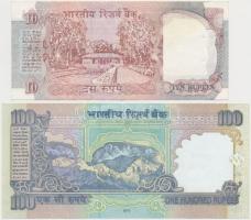 India 1992. 10R + 2010. 100R T:III,II
India 1992. 10 Rupees + 2010. 100 Rupees C:F,XF