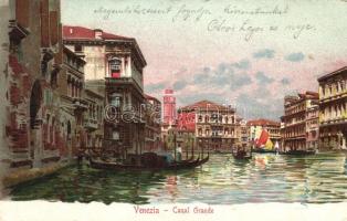 Venice, Venezia; Canal Grande, litho