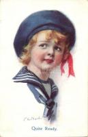 Quite Ready / Sailor boy, The Carlton Publishing Co. Series No. 651. s: C. W. Barber (EK)