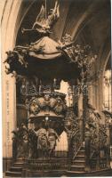 Antwerpen, Anvers; Cathédrale, La chaire de vérité / cathedral interior, pulpit