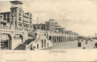 The Hague, Den Haag; Scheveningen, Palace Hotel en Boulevard (small tear)