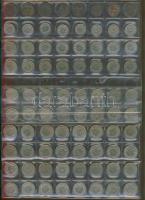 Svájc forgalmi gyűjtemény 160db régi és új 1R (5x),2R (3x),5R (8x),10R (30x),20R (40x),1/2Fr Ag (21x),1/2Fr Ni (16x),1Fr Ag (9x),1Fr Ni (16x),2Fr Ag (2x),2Fr Ni (1x),5Fr Ag (6x),5Fr Ni (3x), benne összesen 38db Ag! T:1,2 (többsége),3 (kevés)