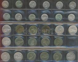 Svájc forgalmi gyűjtemény 160db régi és új 1R (5x),2R (3x),5R (8x),10R (30x),20R (40x),1/2Fr Ag (21x...