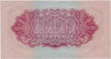 1944. 1000P "A Vörös Hadsereg Parancsnoksága" T:II-,III szép papír