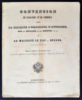 1841 Kereskedelmi és hajózási egyezmény Ferdinánd császár és magyar király valamint a belga király között