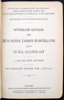 1910 Münchener Jahresaustellung. Glaspalast.
Kiállítási katalógus. Sok fekete-fehér reprodukcióval ...