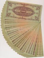 1945. 10.000P (30x) mind "MNB" bélyeggel T:II-,III