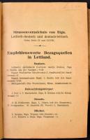 Das schöne Lettland. Illustrierter Führer B. Lamey Verlag. Illusztrált kiadói papír kötésben. 3 térk...