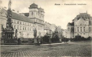 Kassa, Kosice; Premontreiek temploma, képeslapfüzetből, kiadja Varga Bertalan / Premonstratensians church, from postcard booklet