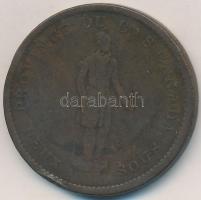 Kanada / Alsó Kanada / Brit adminisztráció 1837. 2S (1p) Cu T:3 ph. Canada / Lower Canada / British administration 1837. 2 Sous (1 Penny) C:F edge error