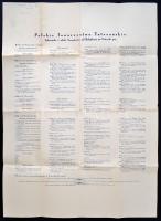 cca 1930 A Lengyel Tátra: a Gorgan hg. térképe.  / Polish Tatra map 72x54 cm