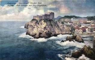 Dubrovnik, Ragusa; Fort Lorenzo mit Gerichtsgebäude / courthouse