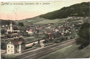 Spital am Semmering, general view with railway tracks (EK)