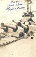 SMS Szent István csatahajó nyugalmi állapotban / SMS Szent István, photo (b)