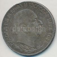 Montenegró 1909. 1P Ag "I. Miklós" T:2- ph., patina
Montenegro 1909. 1 Perper Ag "Ni...