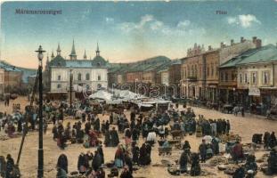 Máramarossziget, Főtér, vásár / main square, market place (Rb)