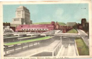 Montreal, Quebec; C.N.R. Central railway station
