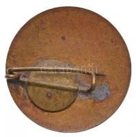 ~1970-1980. "Véradásra kész" zománcozott tombak jelvény (22mm) T:2