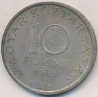 1948. 10Ft Ag "Széchenyi" T:2,2- kis ph., patina