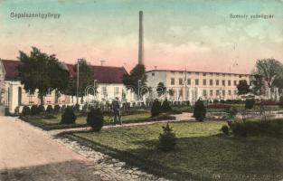 Sepsiszentgyörgy, Sfantu Gheorghe; Székely szövőgyár. Kiadja Benkő Mór könyv- és papírkereskedése / textile factory