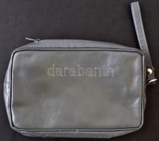 Retró autóstáska, bőr, újszerű állapotban, 16x24x4cm