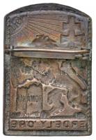 Osztrák-Magyar Monarchia 1916. "Erdély őre" Fe sapkajelvény (39x26mm) T:2 
Austro-Hungari...