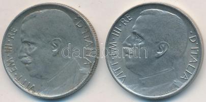 Olaszország 1925R 50c Ni (2xklf) sima és recés peremmel T:2,2-
Italy 1925R 50 Centesimi Ni (2xdiff)...