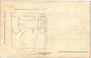Bathing beauty; Italian Art Deco Ballerini & Fratini (with Hungarian commercial stamping) s: Chi...