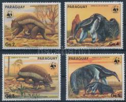 WWF Animals of Paraguay 4 values, WWF Paraguay állatai 4 érték