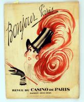 1924/1925 Bonjour Paris - Revue du Casino de Paris, francia nyelvű magazin, sok képpel / French magazine