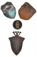 1896KB 1K Ag "Millennium" mandzsettagombbá alakítva + ~1920-1930. "Premontrei Gimnázi...