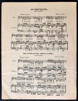 1933 Murgács Kálmán: Édesanyánk, négy dal, kotta Steller Mária énekművésznőnek Murgács Kálmán által ...
